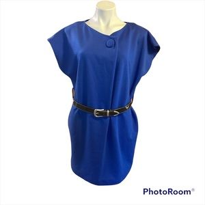 MaxMara royal blue cocoon  tunic style dress